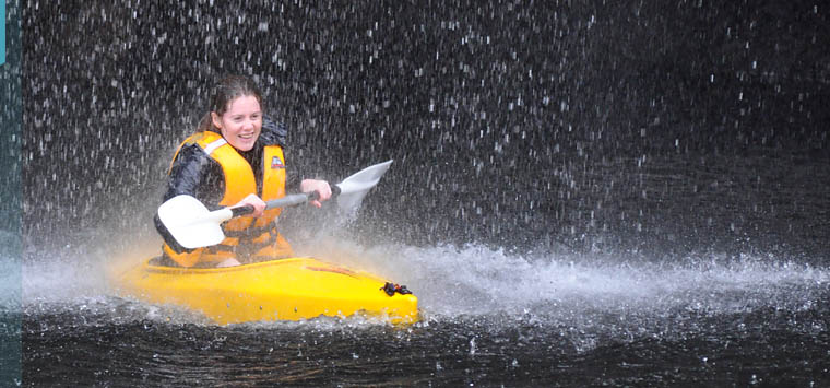 Kayaking in Doubtful Sound, New Zealand